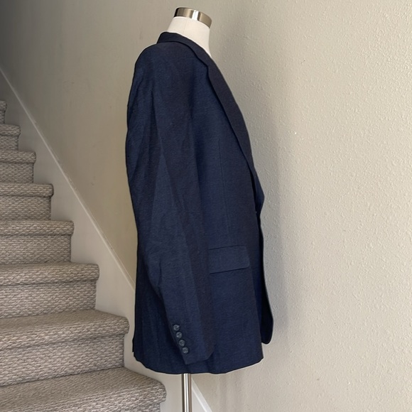 Vintage Christian Dior Sz 50 (?) Grand Luxe Collection Charcoal Gray Blazer - Picture 5 of 16